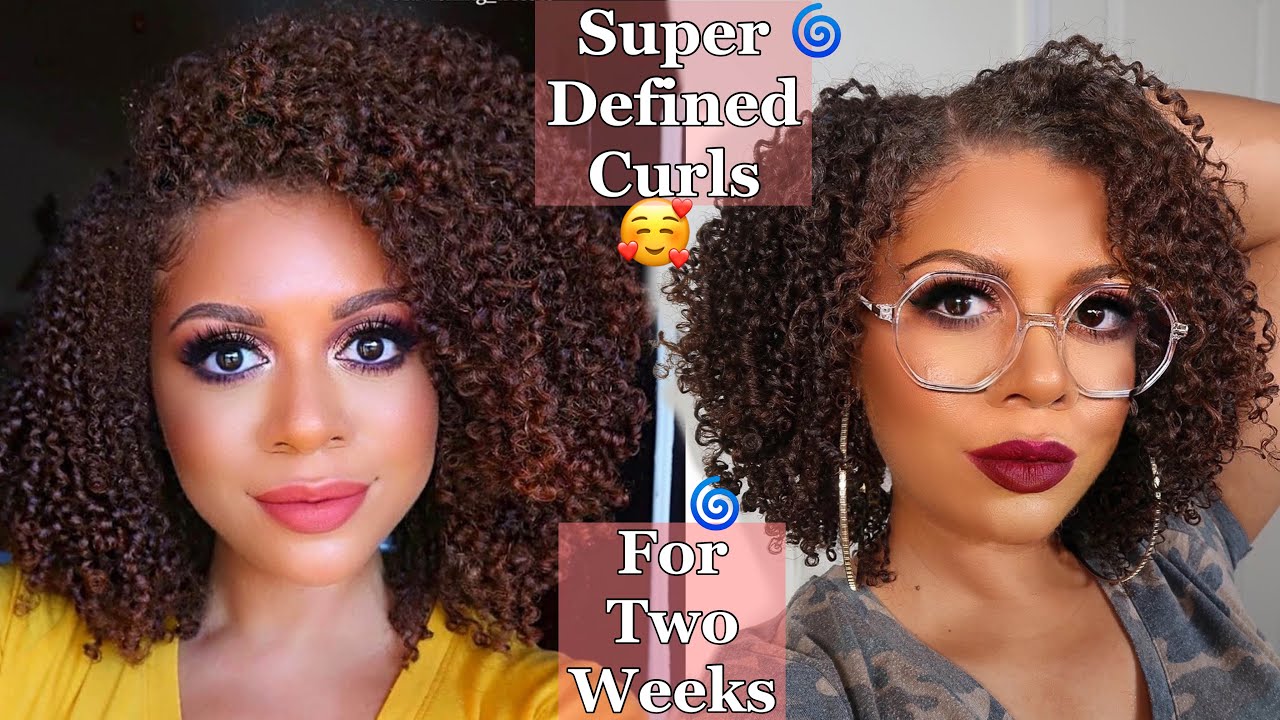 How To Get A Super Defined Wash N' Go 🌀Using The Shower Cap Method To Last Two Weeks | Natural Hair