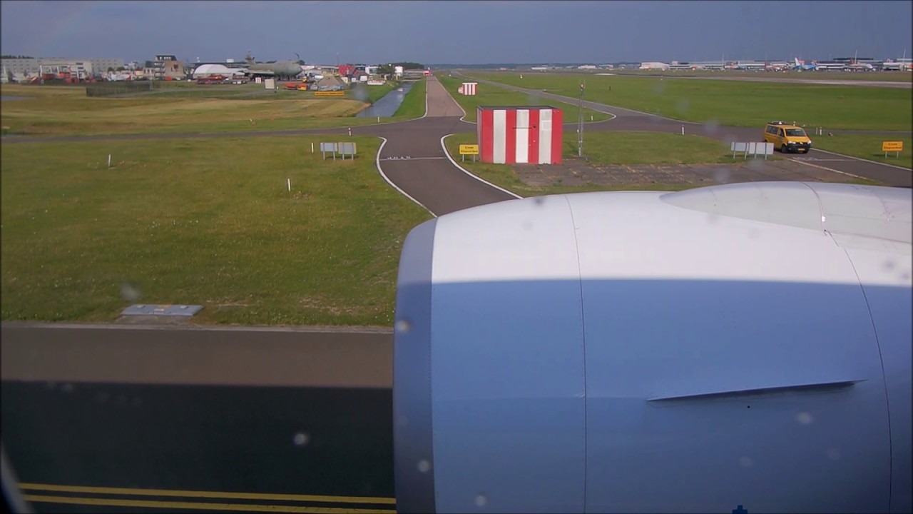 KLM Take off AMS -  BKK Flight KL 875