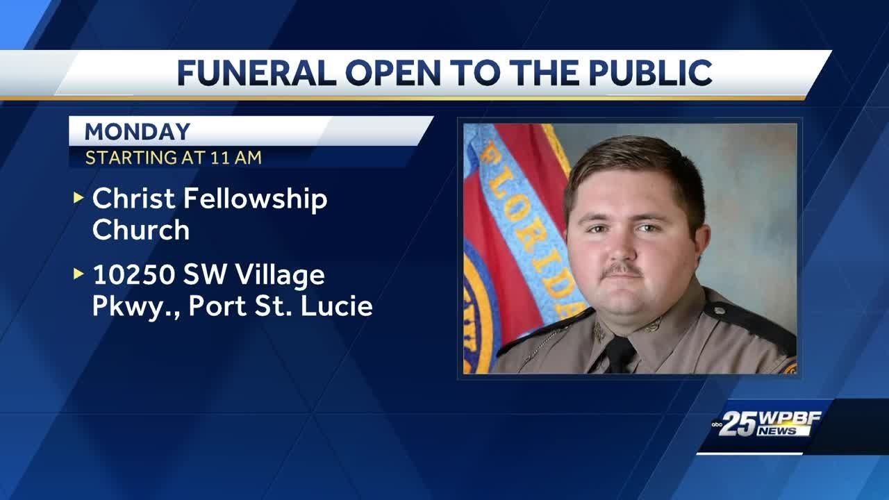 Funeral for fallen state trooper will be open to the public