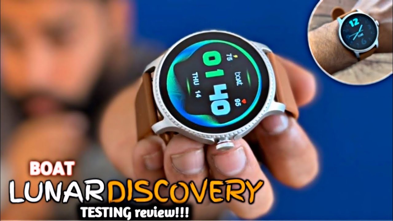 Best Round Dail smartwatch under ₹1500-/ Boat lunar Discovery⚡️Detail review