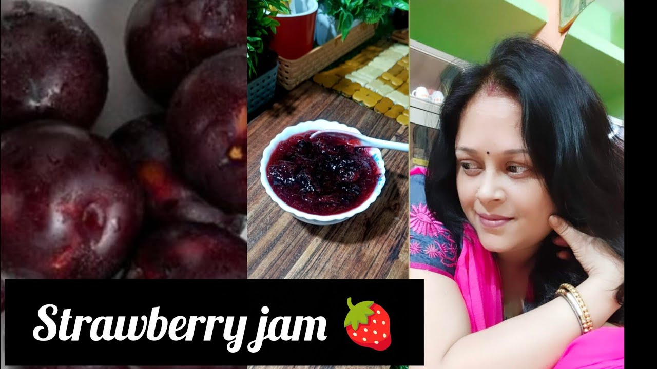  Homemed Plum jam recipe/ प्लम जैम 😋/ Easy  Plum jam recipe 