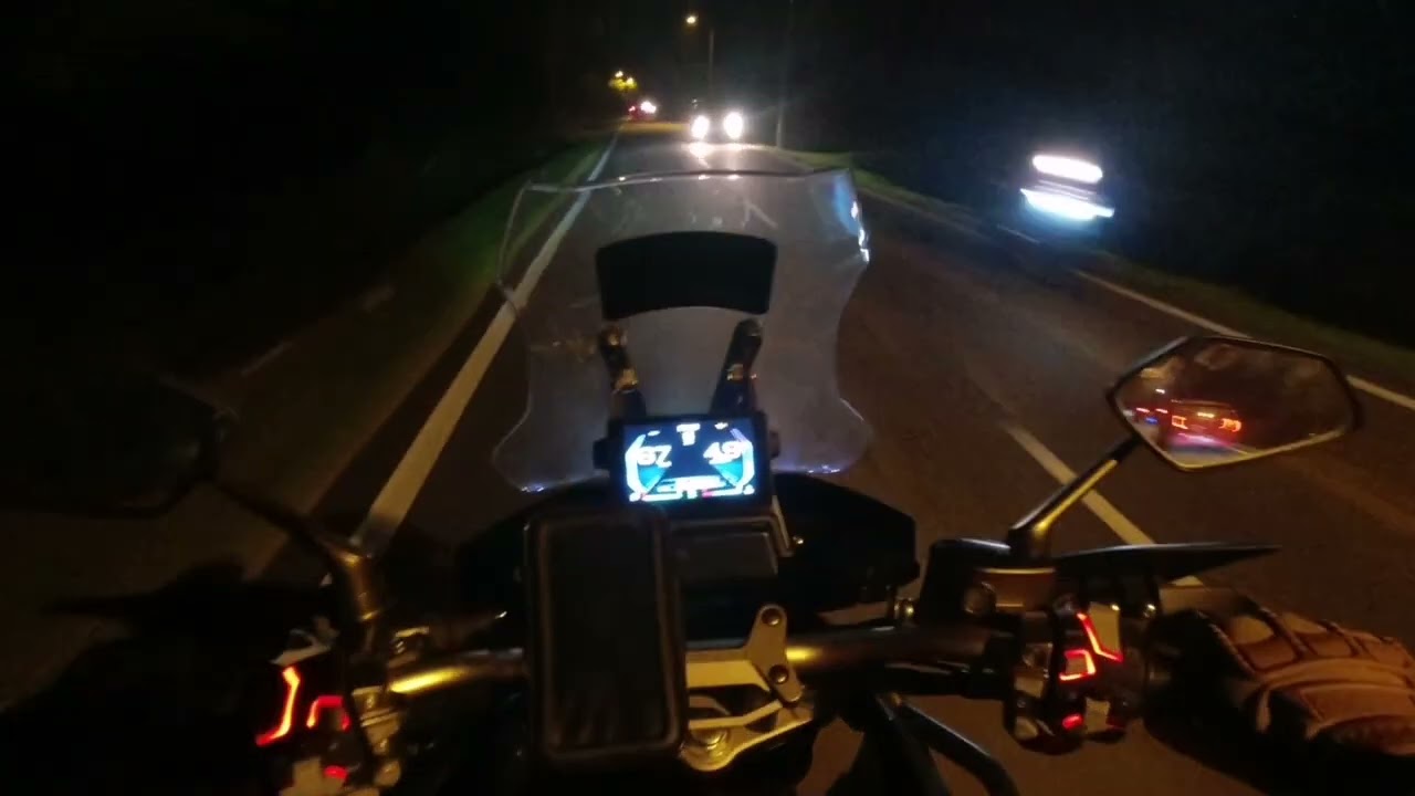 Zontes Malaysia ZT310-T : Ride malam, lampu dia super terang...