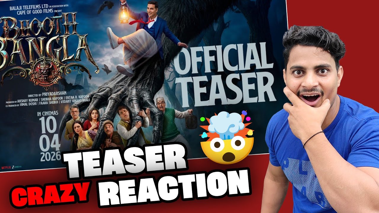 Bhoot Bangla Teaser Crazy Reaction | Bhoot Bangla Teaser Review And Reaction #bhootbanglateaser