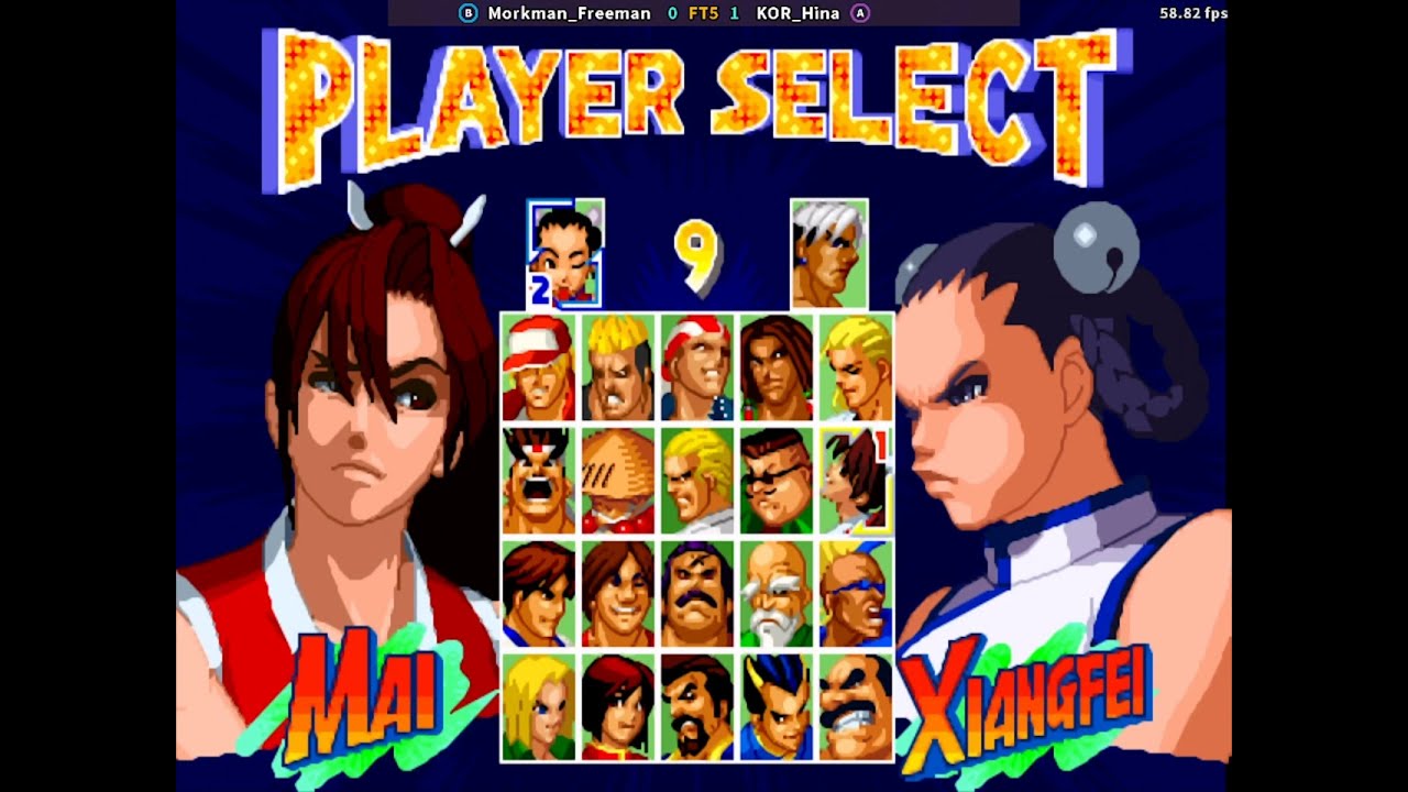 251222 Morkman_Freeman vs KOR_Hina (real bout fatal fury 2, 리얼 바웃 아랑전설 2, 고전 네오지오 격투 게임, 격겜)