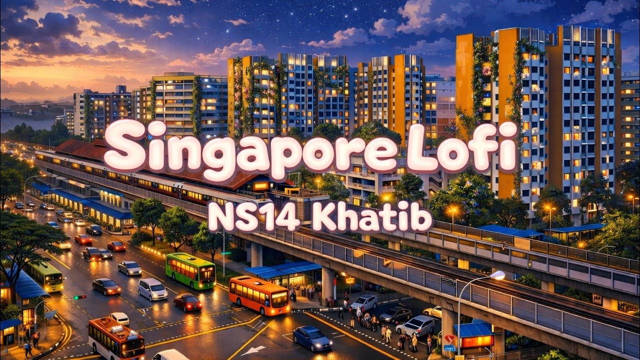 Singapore MRT | NS14 Khatib | Love Without Pressure | Lofi Love songs.