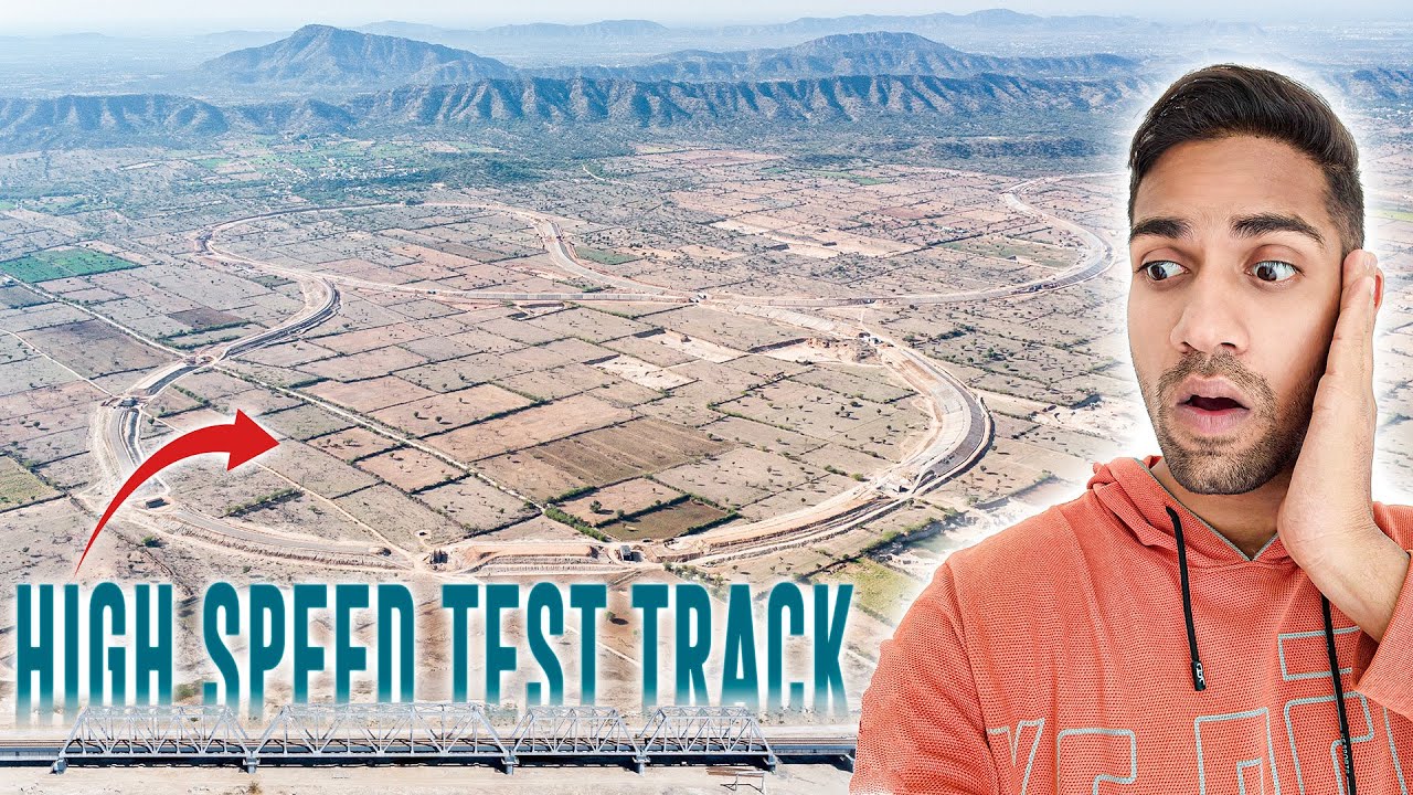 India's 1st High-Speed Rail Test Track | Speed: 230Km/H🔥