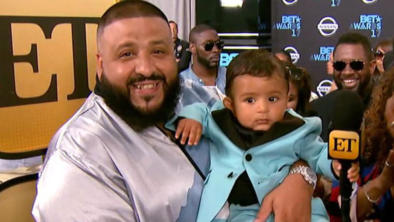 DJ Khaled's Son Asahd Adorably Steals the Show While Twinning With Gucci Mane at BET Awards
