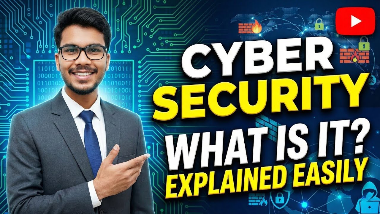 Cyber Security Explained Easily | What is Cyber Security? 🔐 |साइबर सुरक्षा क्या है?