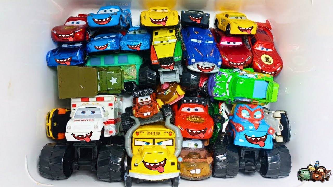 Disney Pixar Cars Unboxing Review | Lightning McQueen, Tow Mater, Chick Hicks, Sally , Cruz ASMR Car