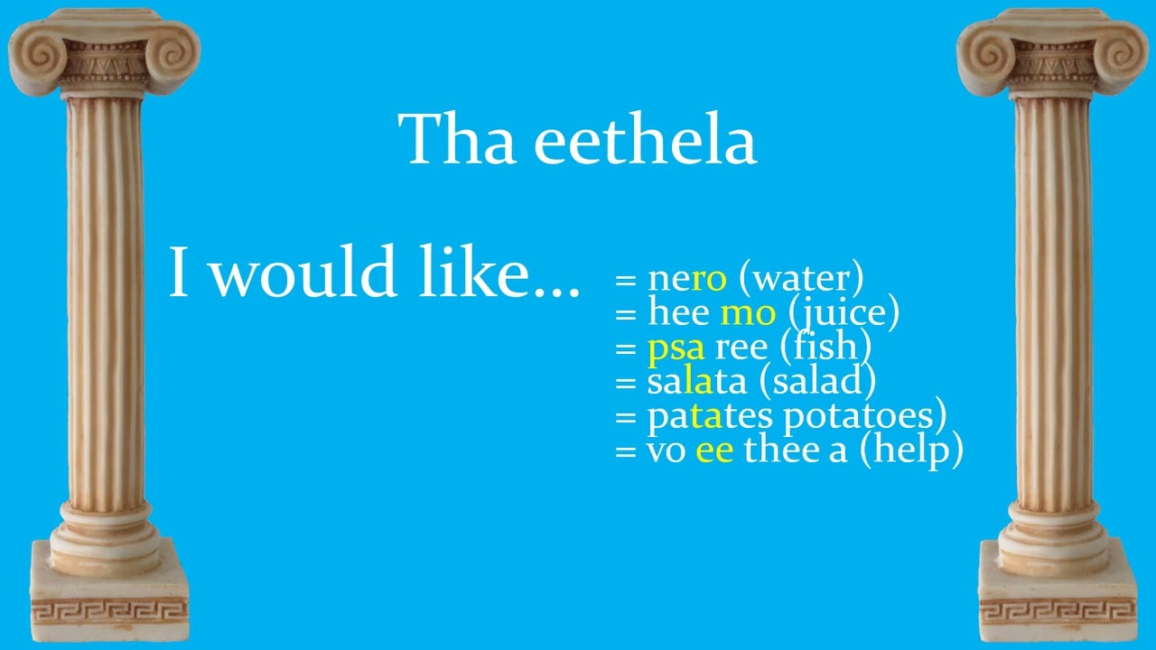 Greek Trip Simple Phrases