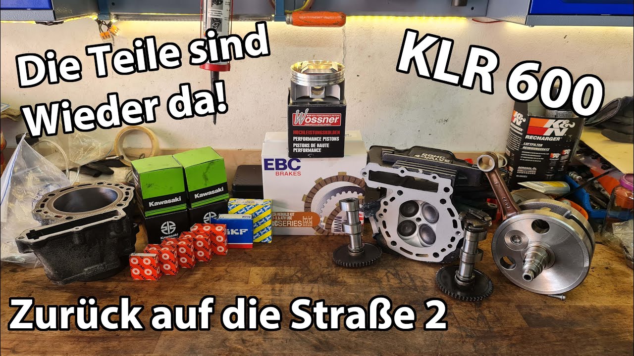 Viele Neue Teile für Den Motor│Kawasaki KLR 600 Part 3│Zurück auf die straße 02