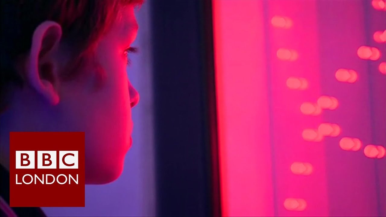 Mother and son design a sensory room at Gatwick Airport- BBC London