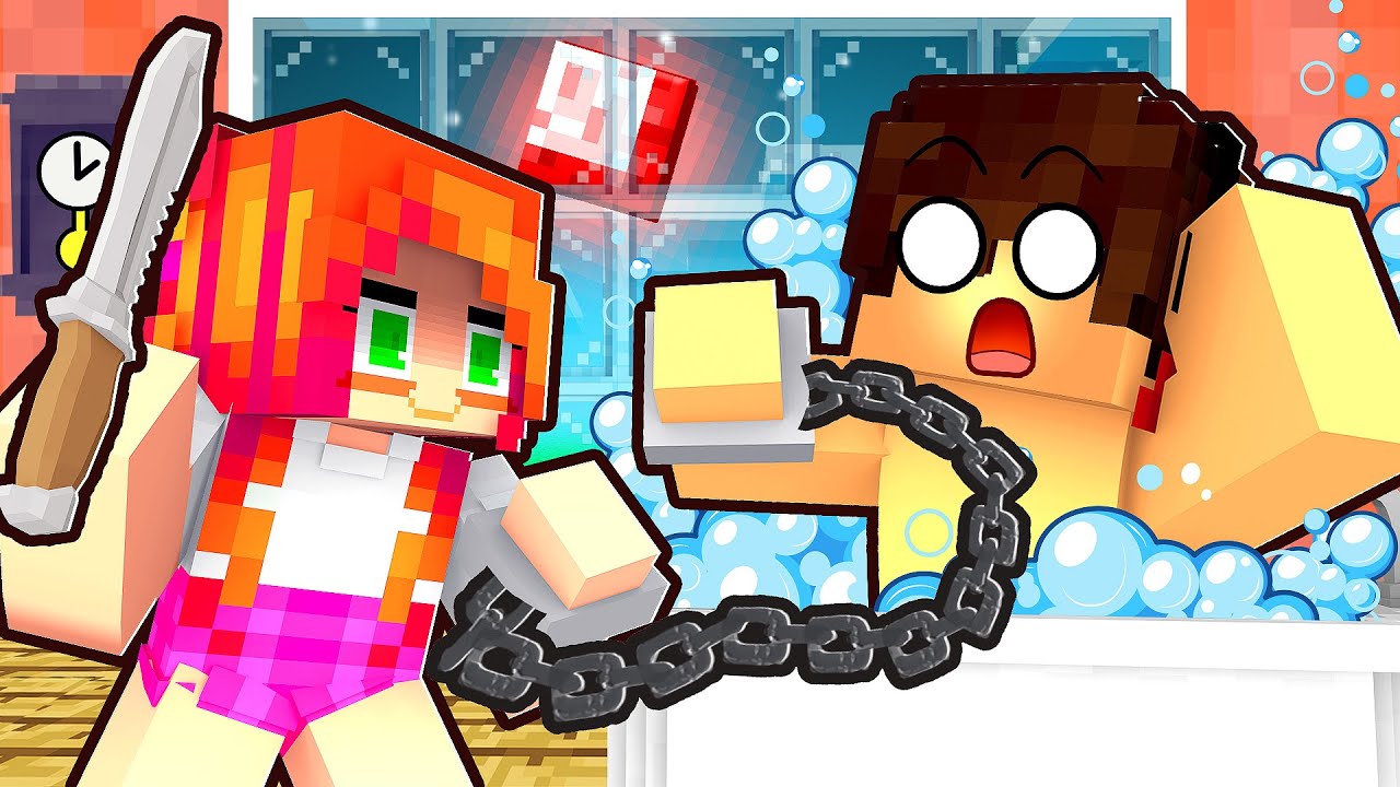 Fiquei PRESO com a GAROTA YANDERE no Minecraft