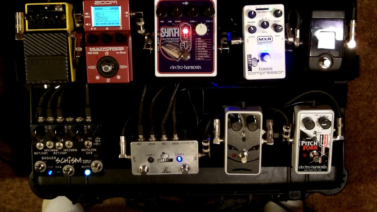EHX Synth 9 on Bass ....  No Talking