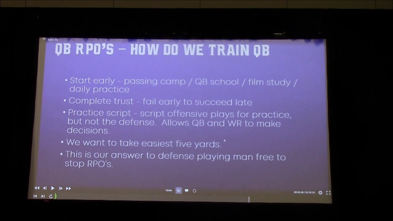 Empty Formation RPOs    Rick Jones, Greenwood, Ark