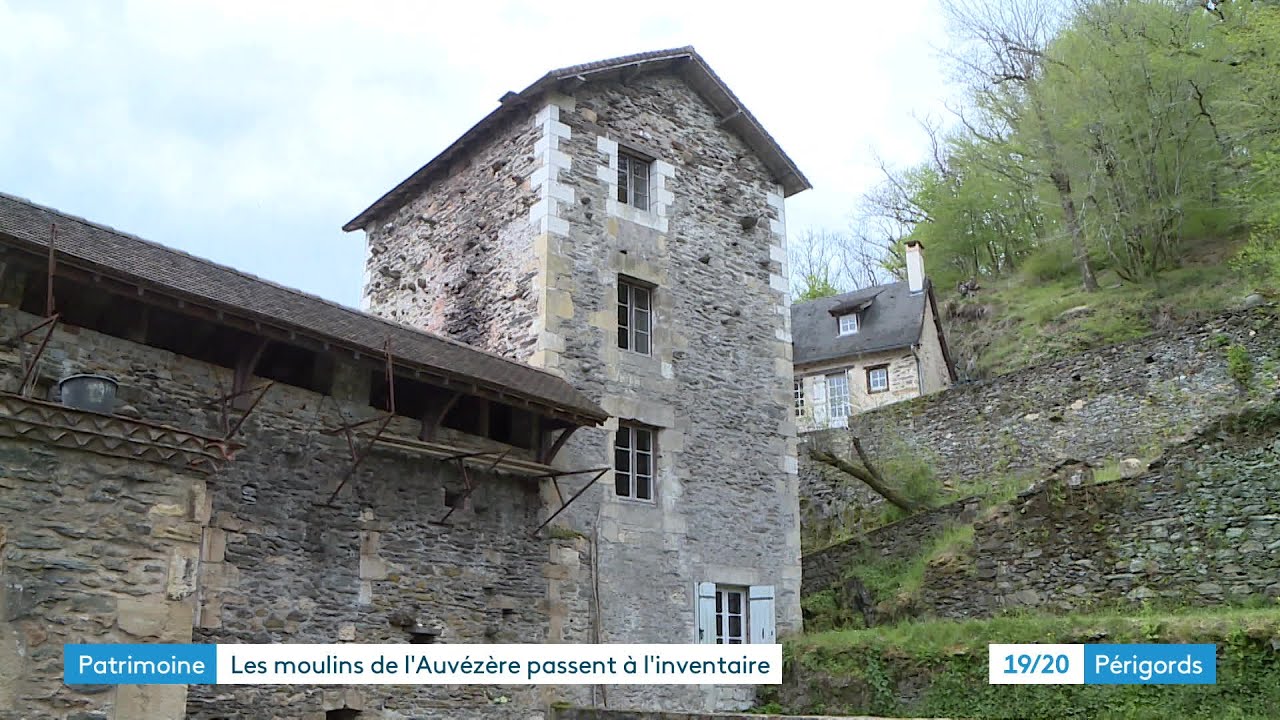 Un inventaire des moulins sur l'Auvézère