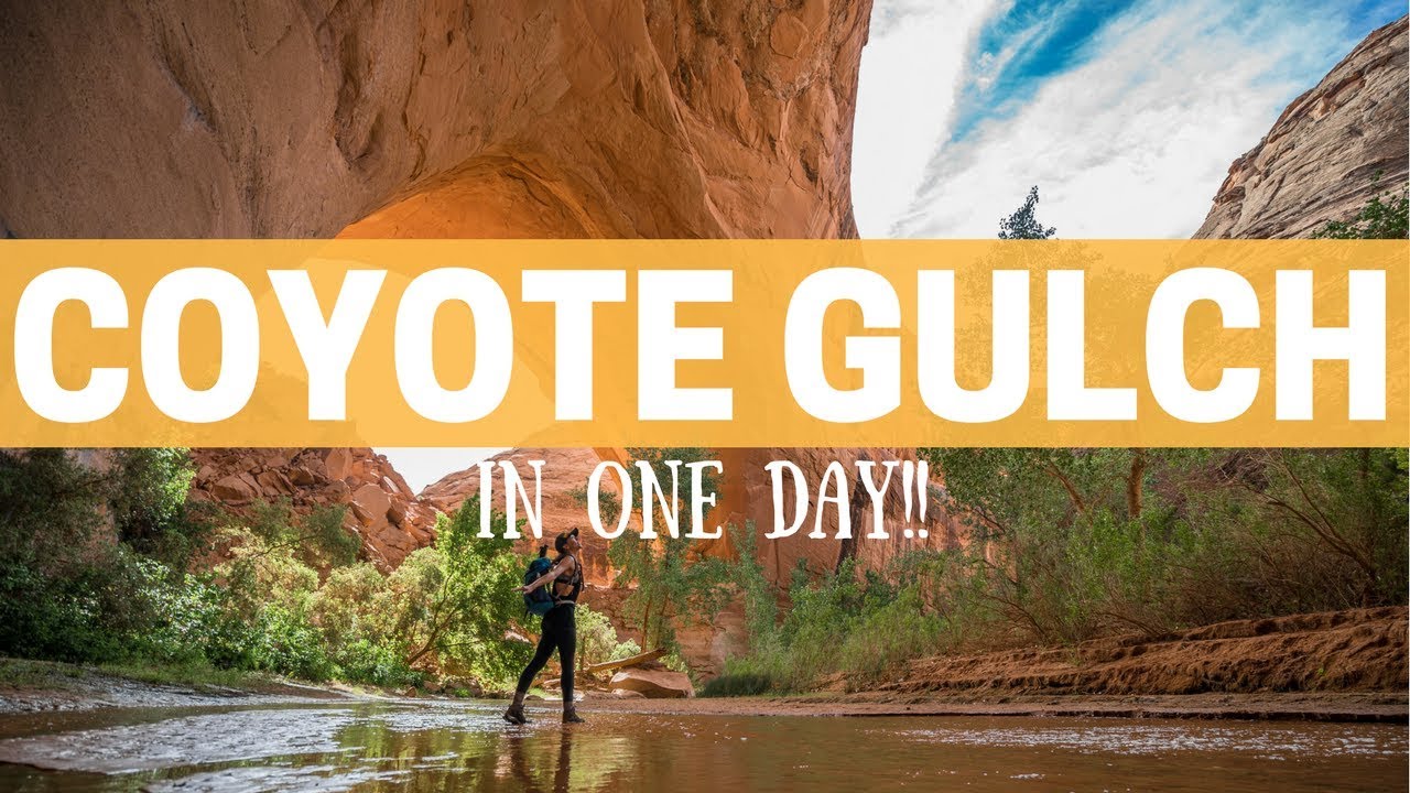 Coyote Gulch in Grand Staircase Escalante in one day