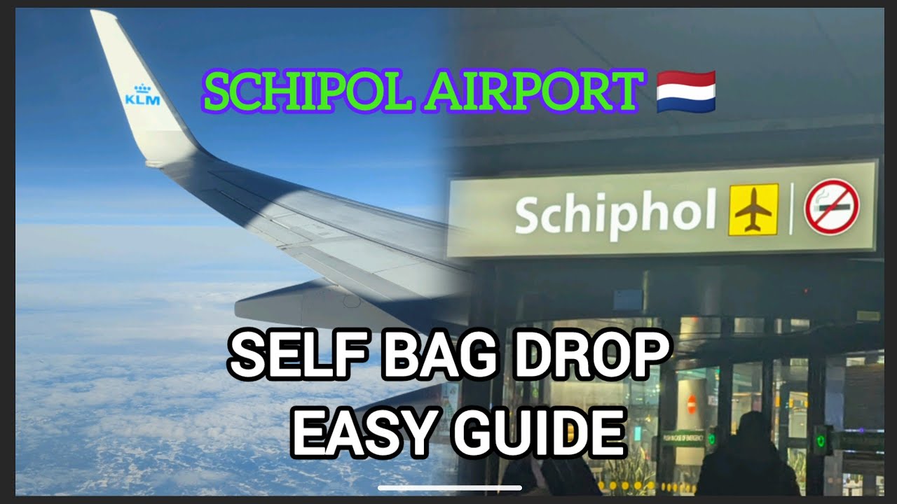 Self Check-in Your Bag at Amsterdam Schiphol Airport ✈️: Step by Step
