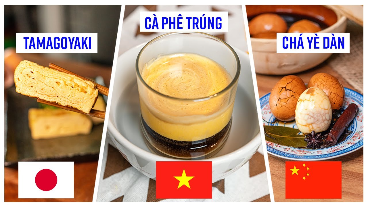 OVOS NO JAPÃO, CHINA E VIETNAM! | 3 RECEITAS 1 INGREDIENTE