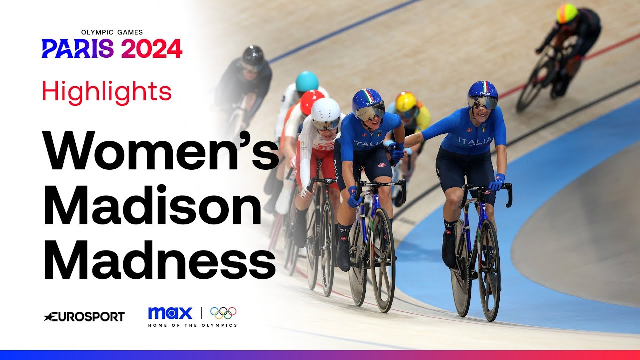 MADISON MADNESS | Thrilling Finale To Women's Madison | #Paris2024 #Olympics