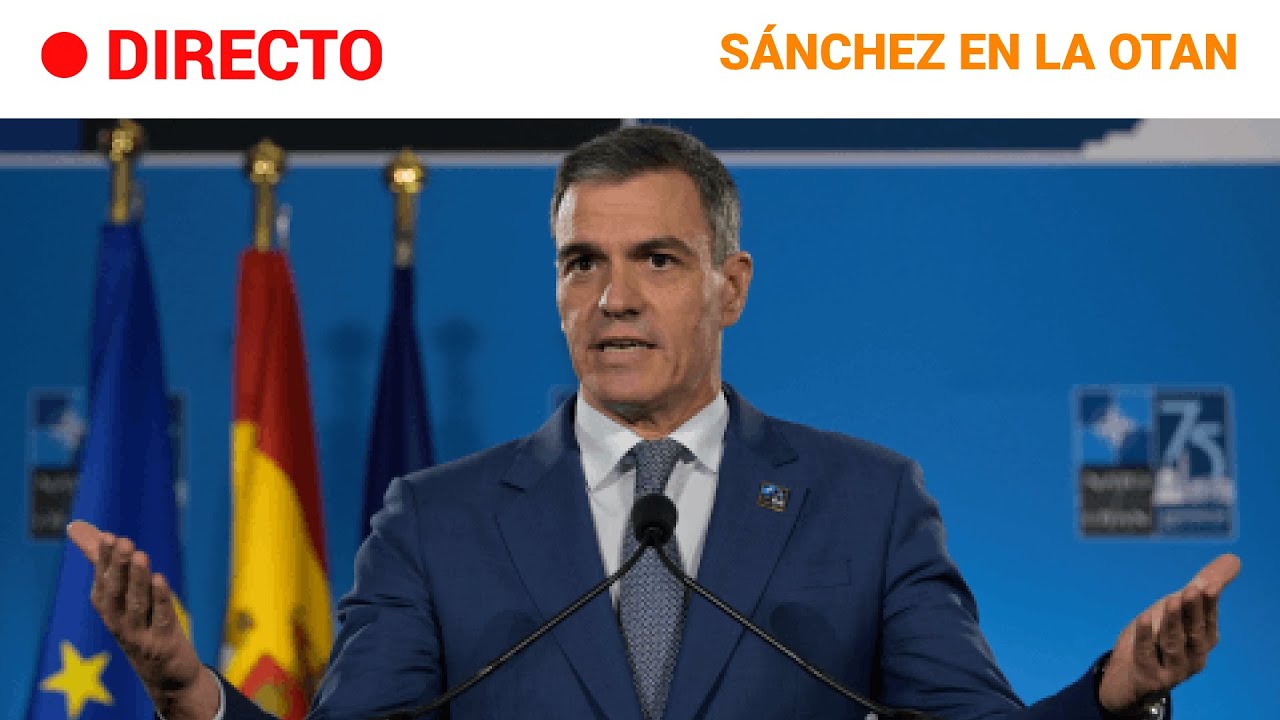OTAN: PEDRO SÁNCHEZ comparece al TÉRMINO de la CUMBRE en WASHINGTON | RTVE