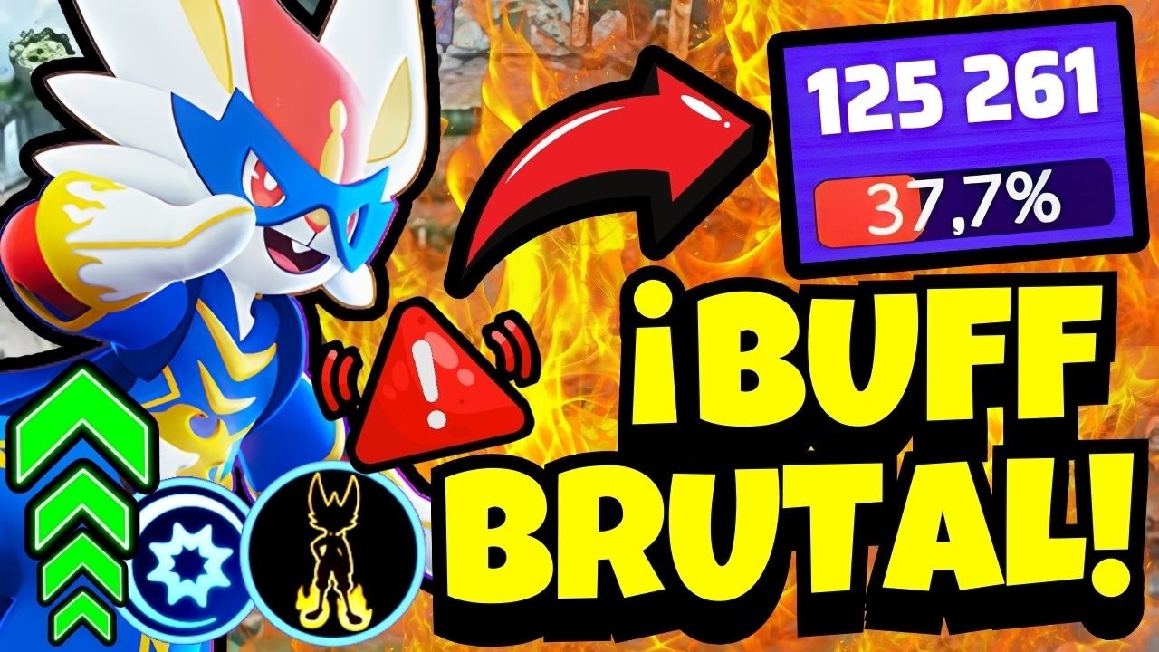 🔥¡TIER S ASEGURADO! CINDERACE SE CONVIERTE EN EL REY OFENSIVO TODO MARZO | Pokemon Unite