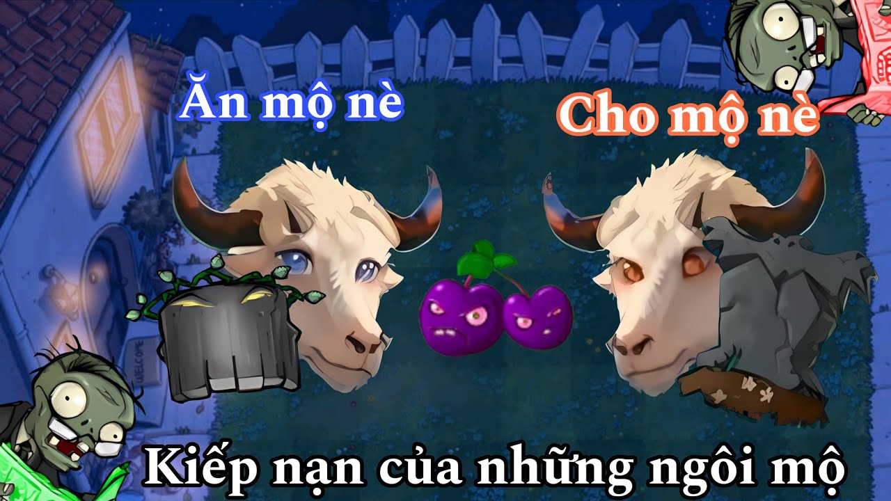 Plants vs Zombies Guide: Con bò này báo tới mấy ngôi mộ rồi !!