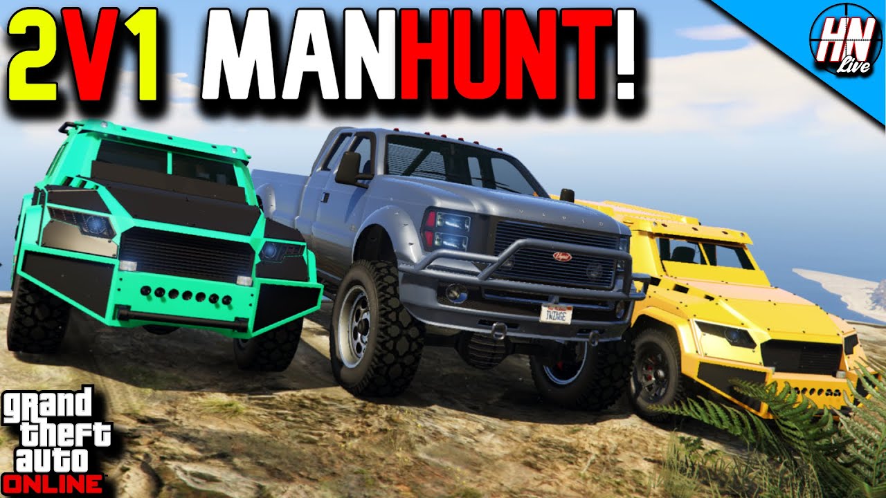 SANDKING vs NIGHTSHARKS GTA 5 MANHUNT! ft. @NPC-YSK @twingo.mp4