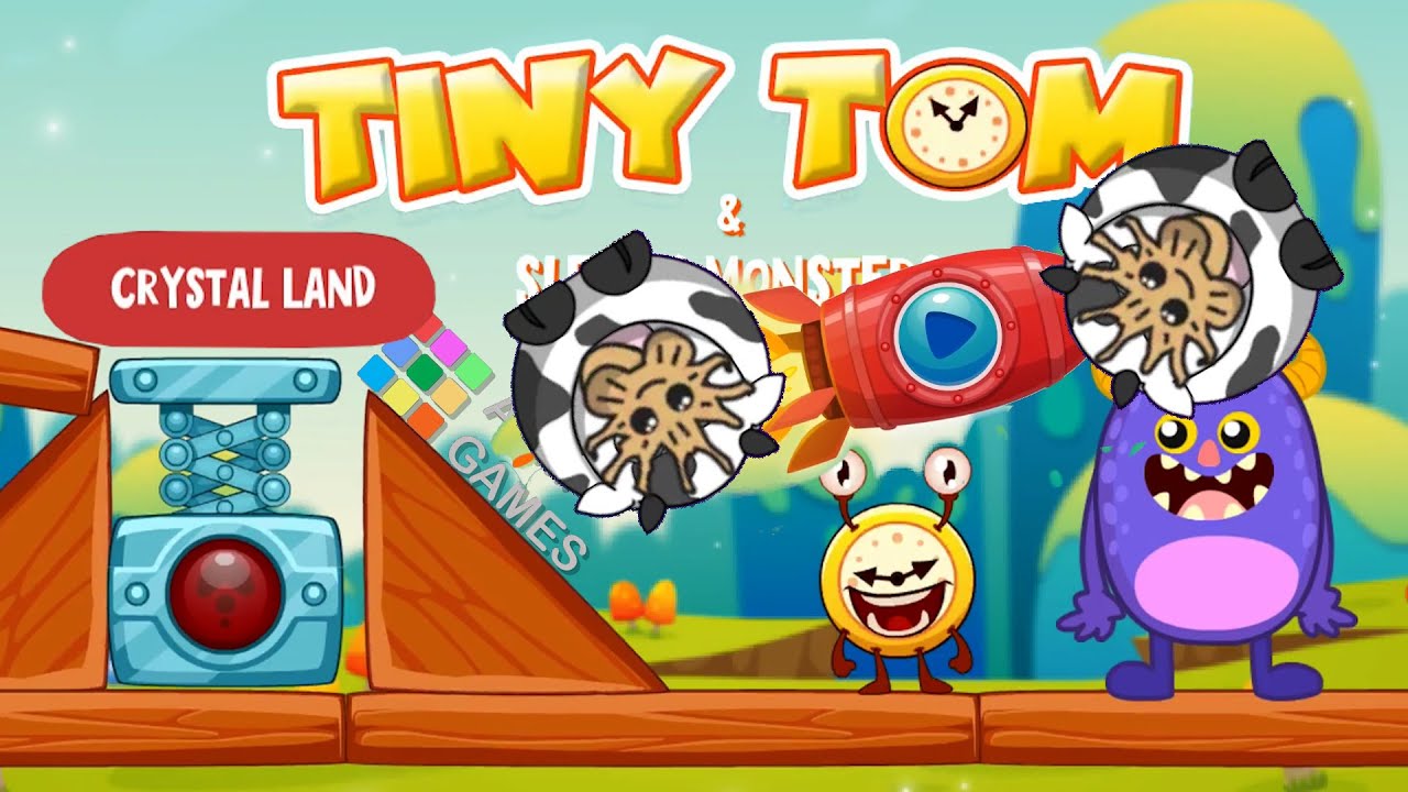 Tiny Tom and sleeping monsters | Crystal Land | Cute Little Games