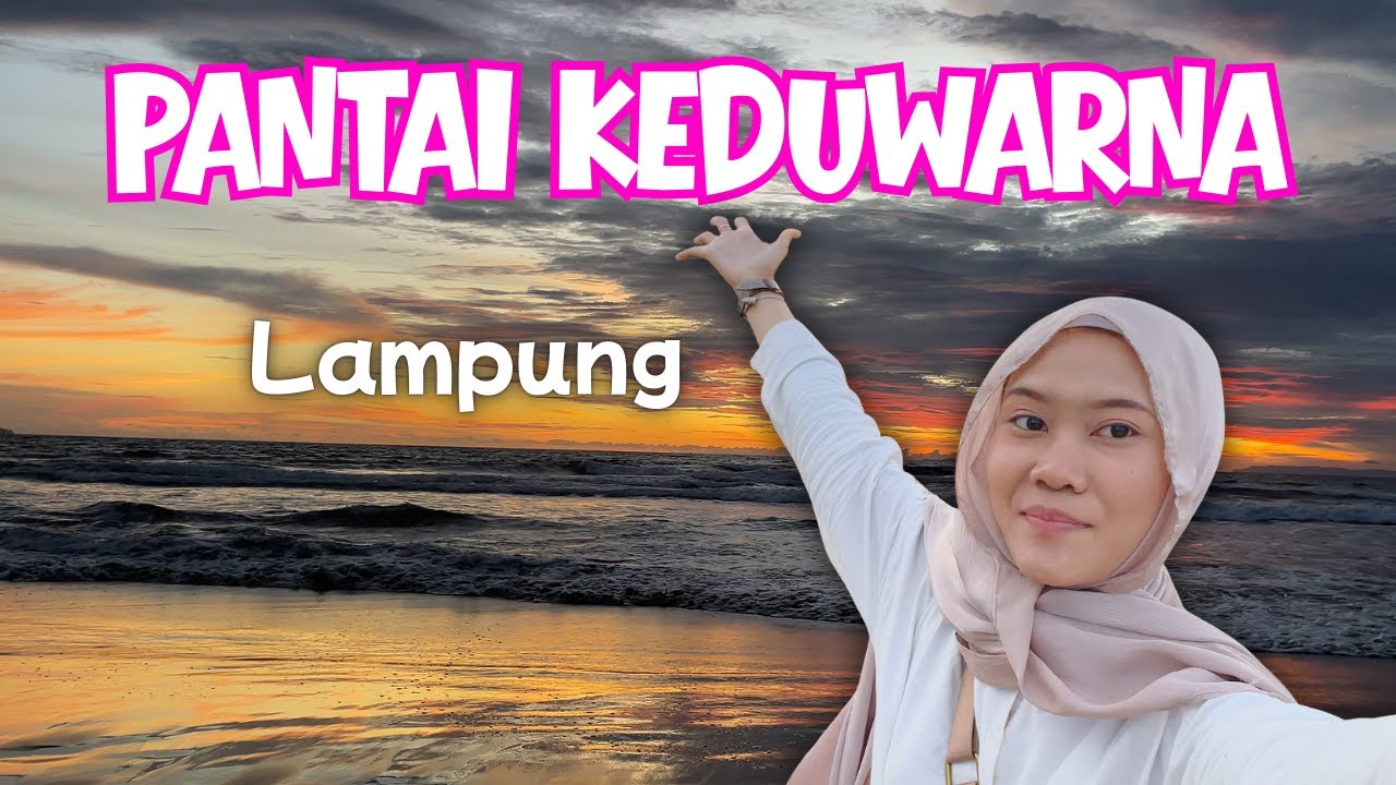 PANTAI DENGAN SUNSET TERCANTIK DI LAMPUNG!! #pantai #minivlog #travelvlog