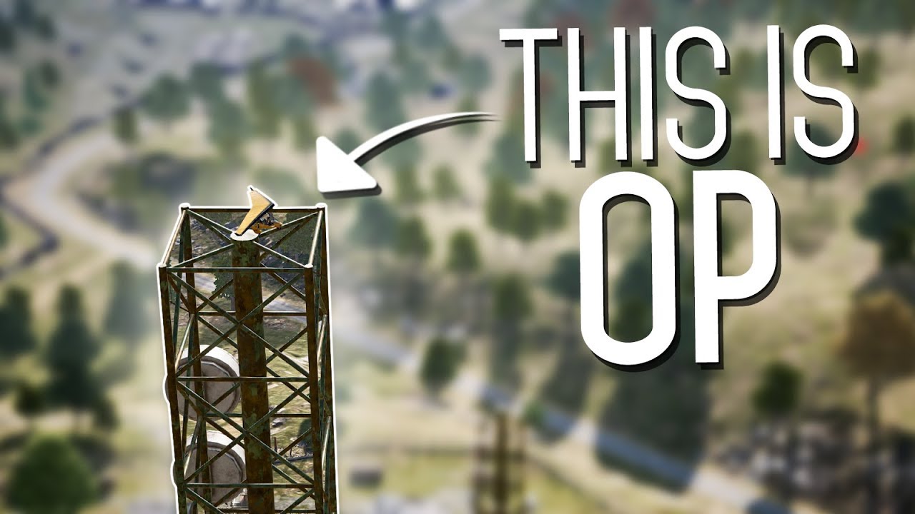 Flying the Glider to the HIGHEST POINT in PUBG!