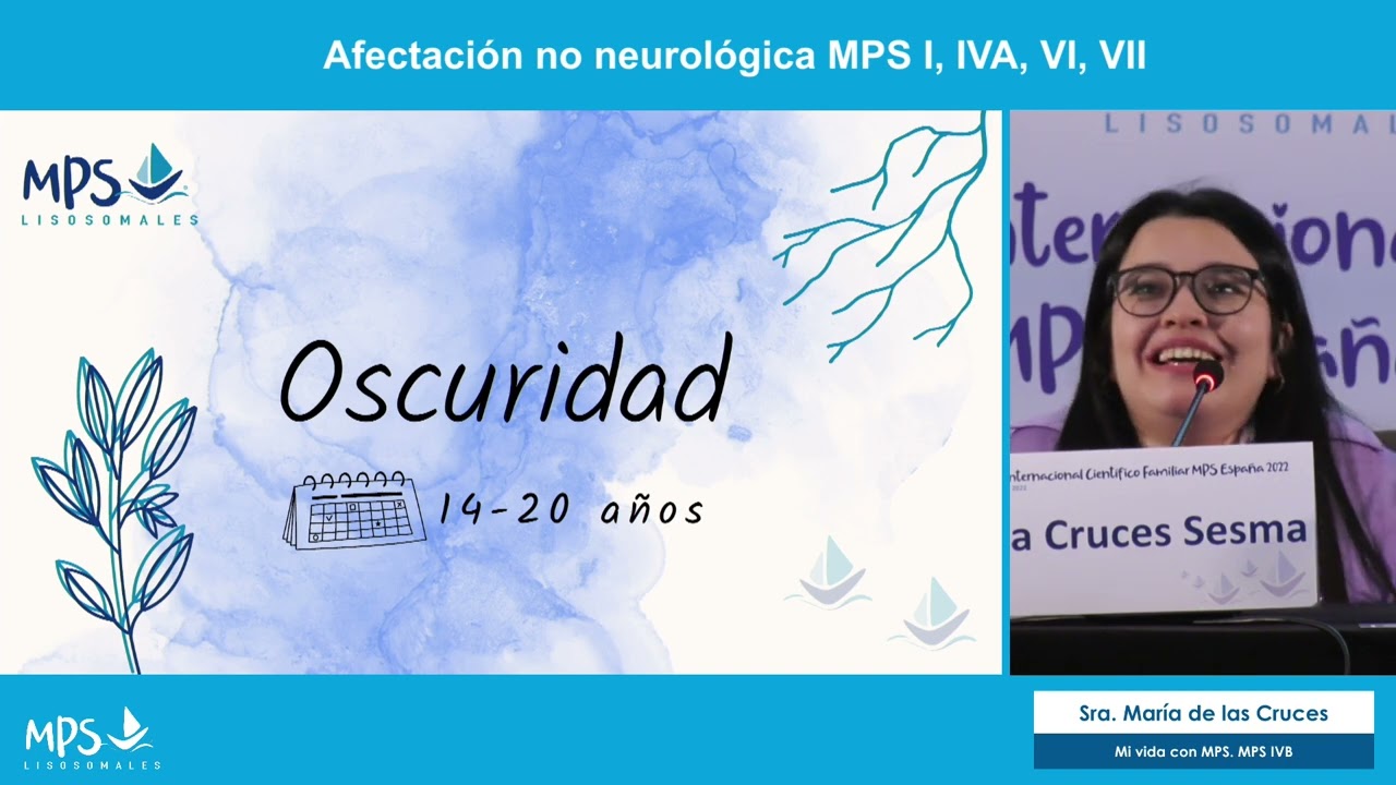 Sra. Maria de las Cruces -  Mi vida con MPS  MPS IVB 005
