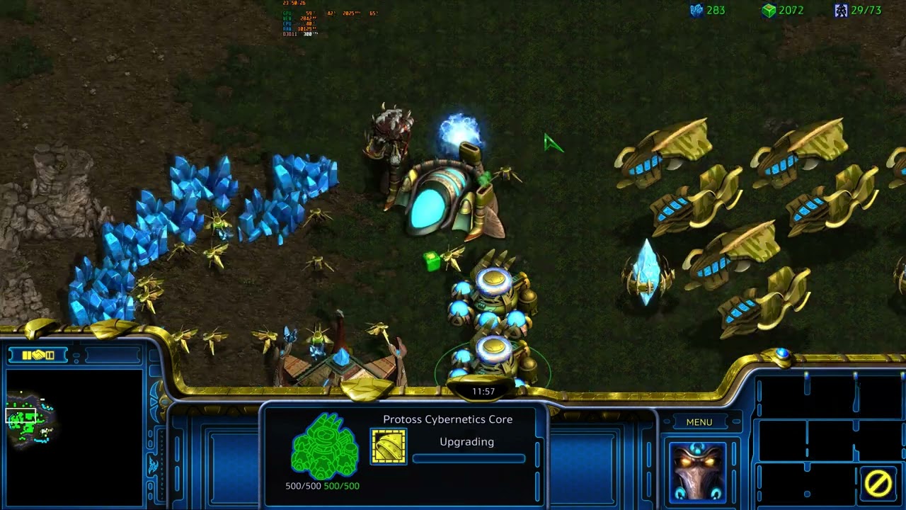 Starcraft 1Protoss vs 7 Zerg