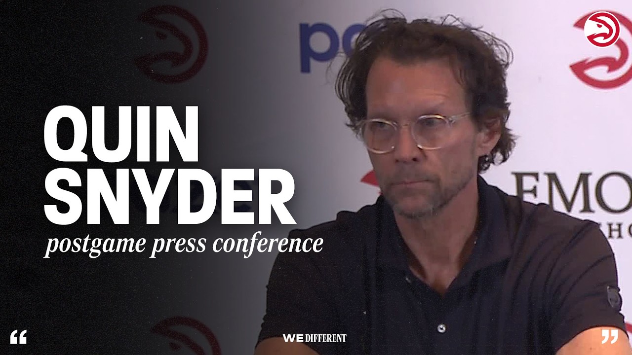 Hawks vs. Nets Postgame Press Conference: Quin Snyder