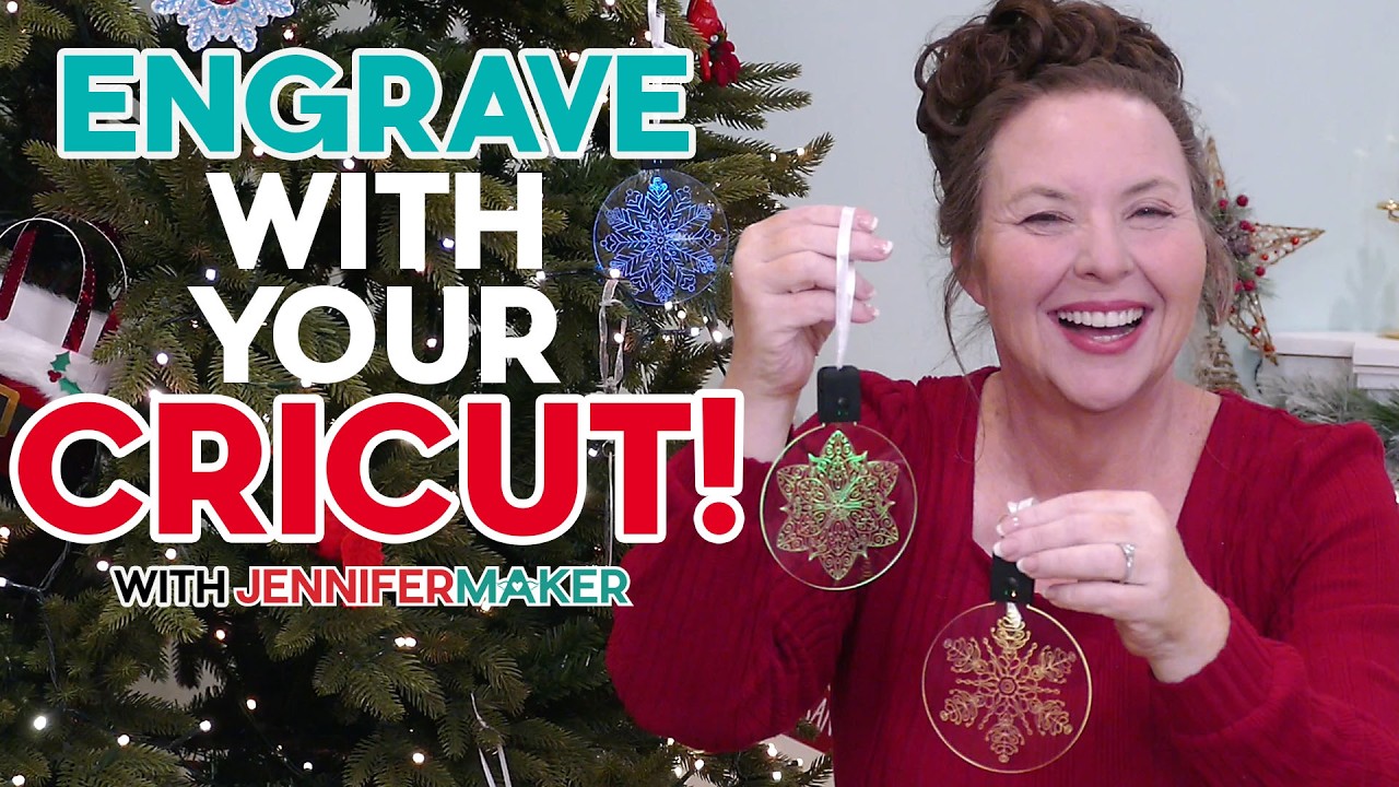 Как гравировать акрил с помощью Cricut Maker | Советы и праздничные украшения!