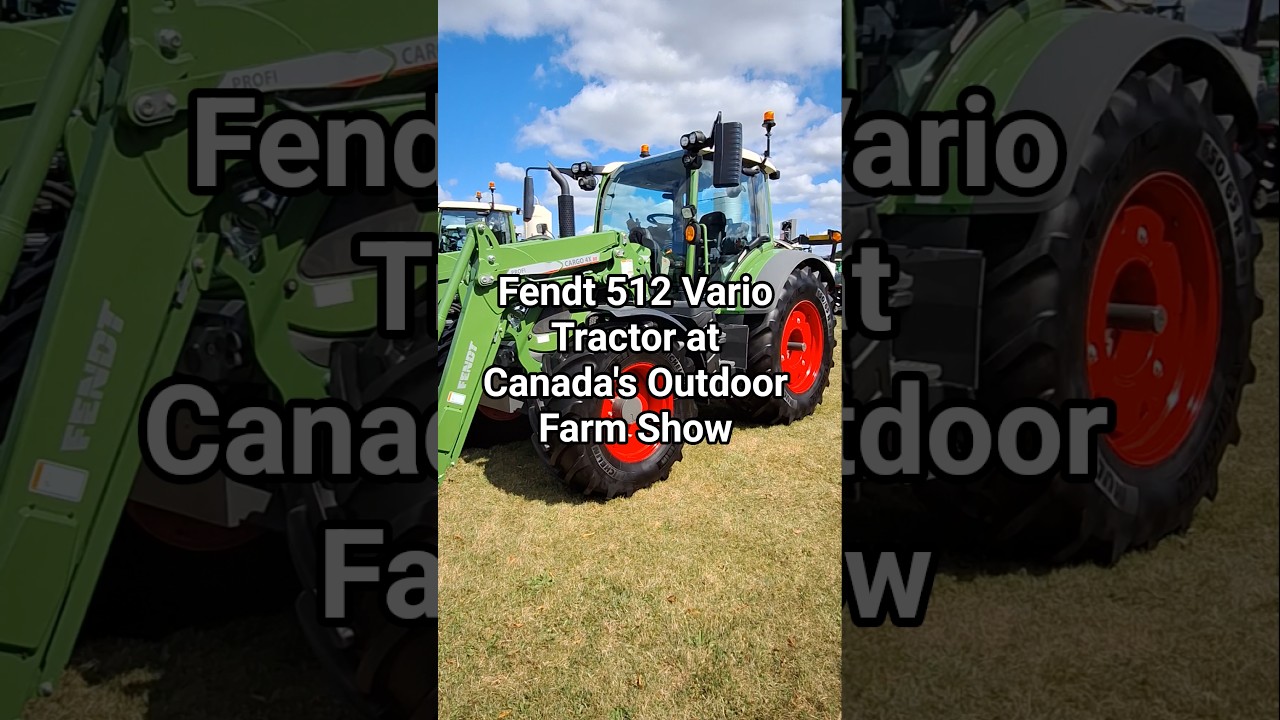 Fendt 512 Vario Tractor at Canada's Outdoor Farm Show #fendt #cofs