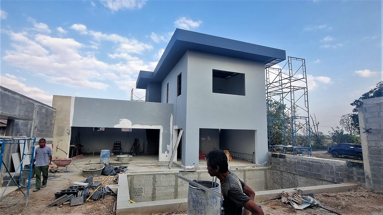 House Build in Thailand Part 3   Timelapse