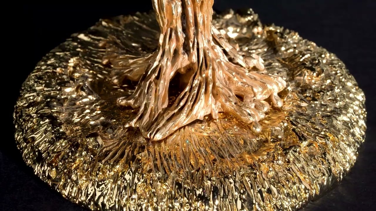 Calice modello grappolo d'uva con cristalli placcato oro 18kt Pical Arte