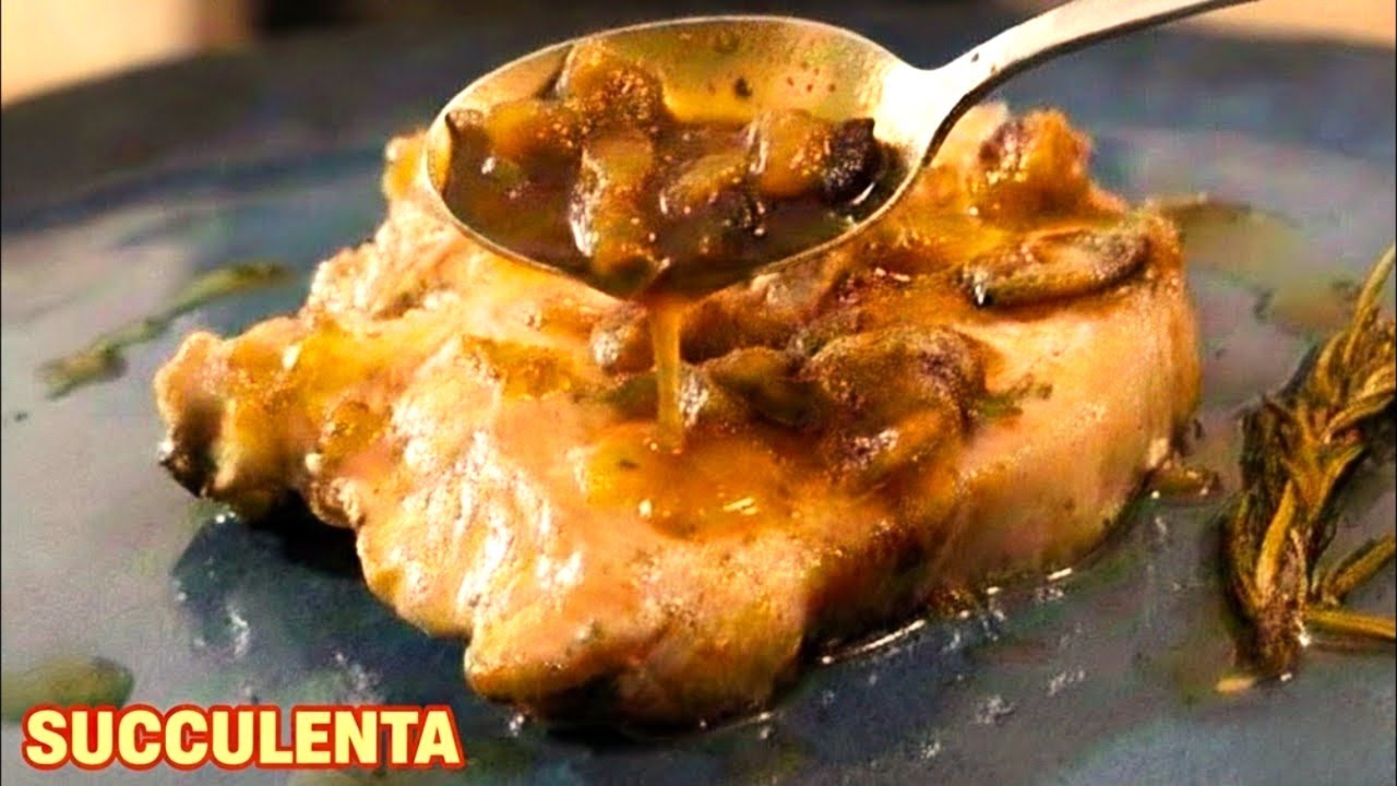 Braciola di Maiale al Vino Bianco SUPER CREMOSA 😋 Ricetta FACILE in Padella.