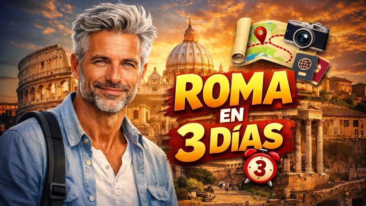 ROMA en 3 DÍAS: Itinerario EXCLUSIVO🔥