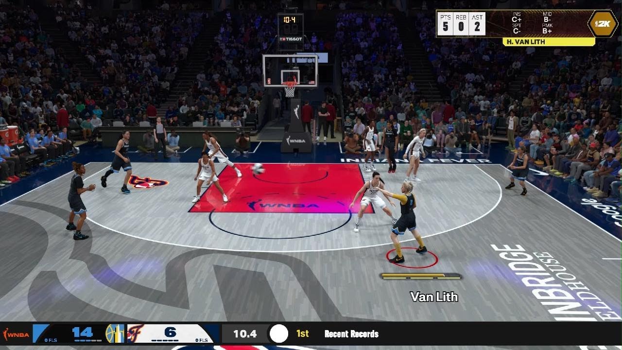 NBA 2K26 The Chicago Sky versus Indiana Fever