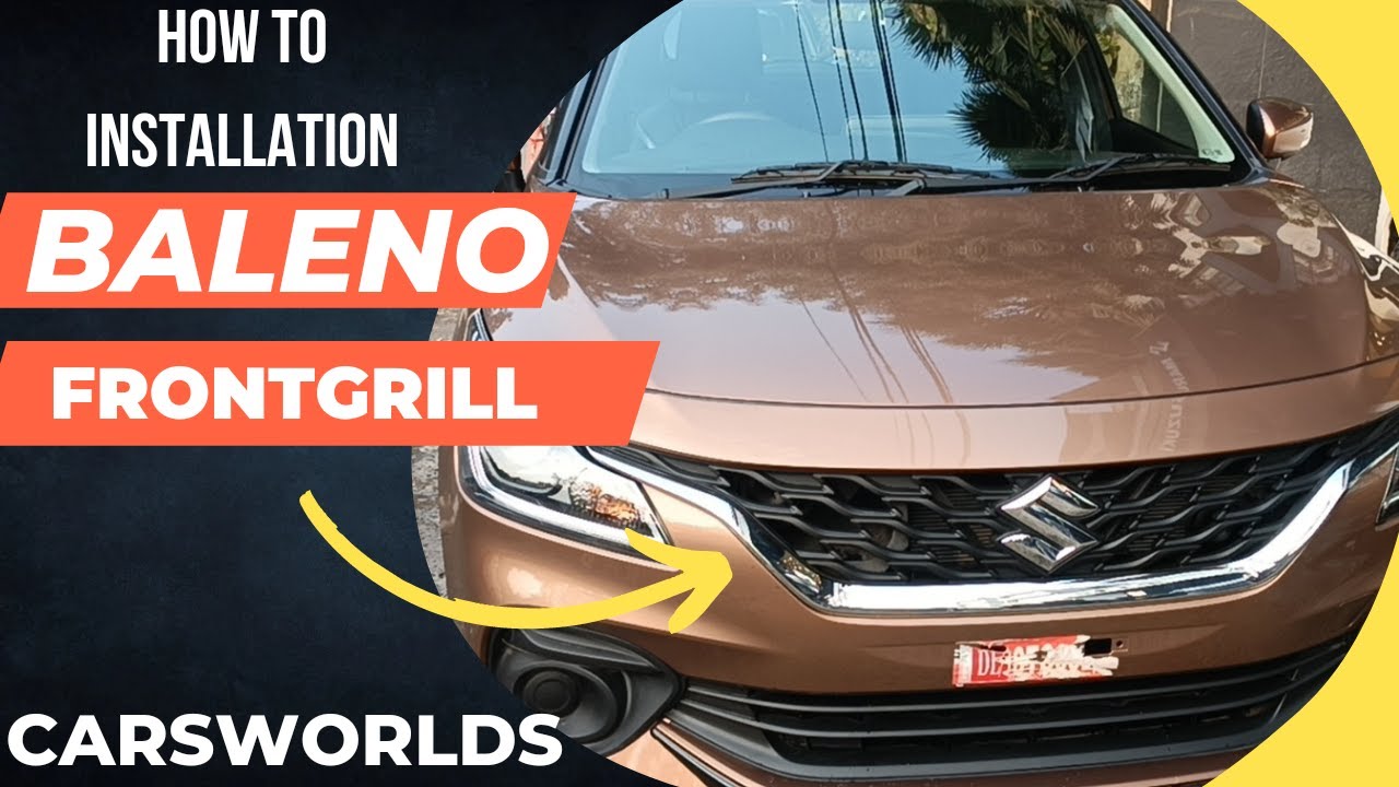 Baleno front grill 2022 installation process | genuine accessories|#marutisuzuki #shorts #ytstudio