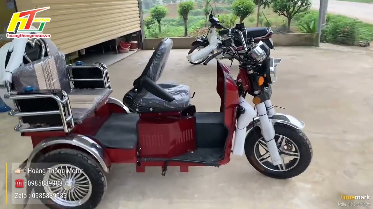 Xe 3 Bánh Chạy Xăng 125cc Bản Cao Cấp