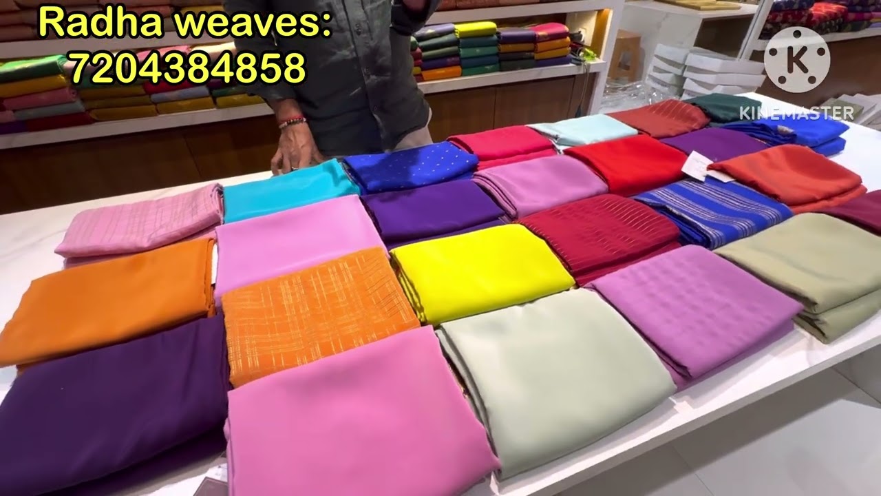 Bangalore Wholesale Pure Handloom Silk Sarees & Pure Mysore Silk sarees collection|Single Courier Av