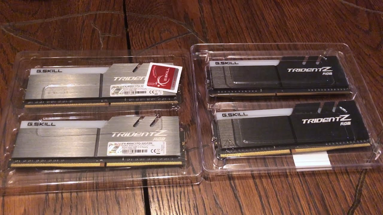 G.SKILL TridentZ RGB DDR4 4000 MHz 32Gb. Редкий набор оперативной памяти.