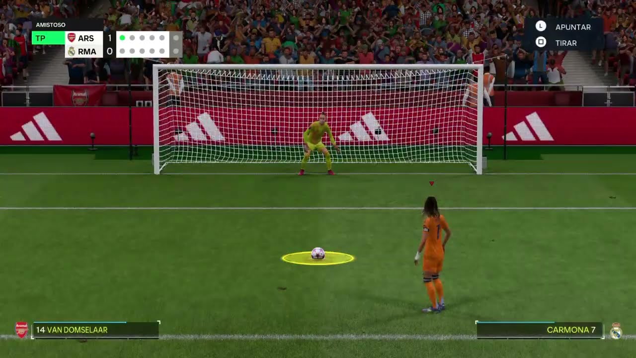 EA SPORTS FC 25 | Arsenal FC vs Real Madrid CF: Tanda de Penales | UEFA Women's Champions League