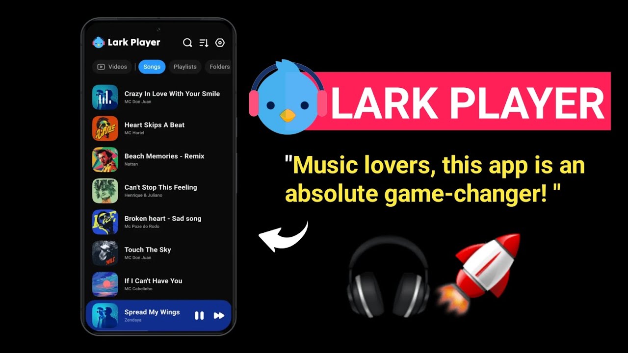 Best Music player for Android & IOS |  Offline Music  Lark Player | Full Features & Guide