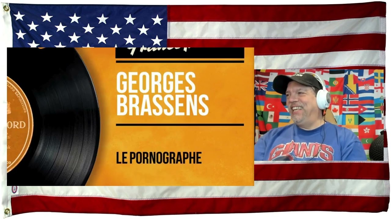 George Brassens - Le Pornographe -  REACTION