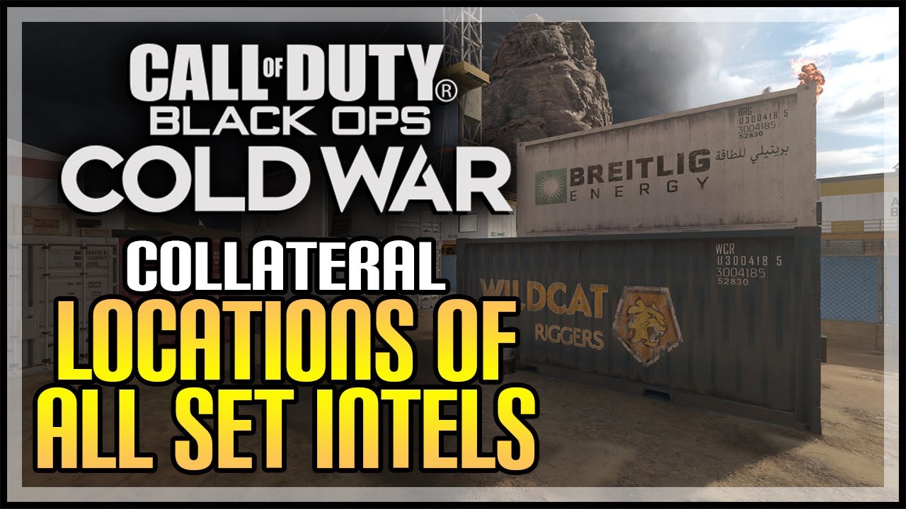 Black Ops Cold War Season 5 Collateral All Intel Locations - Zombies Outbreak