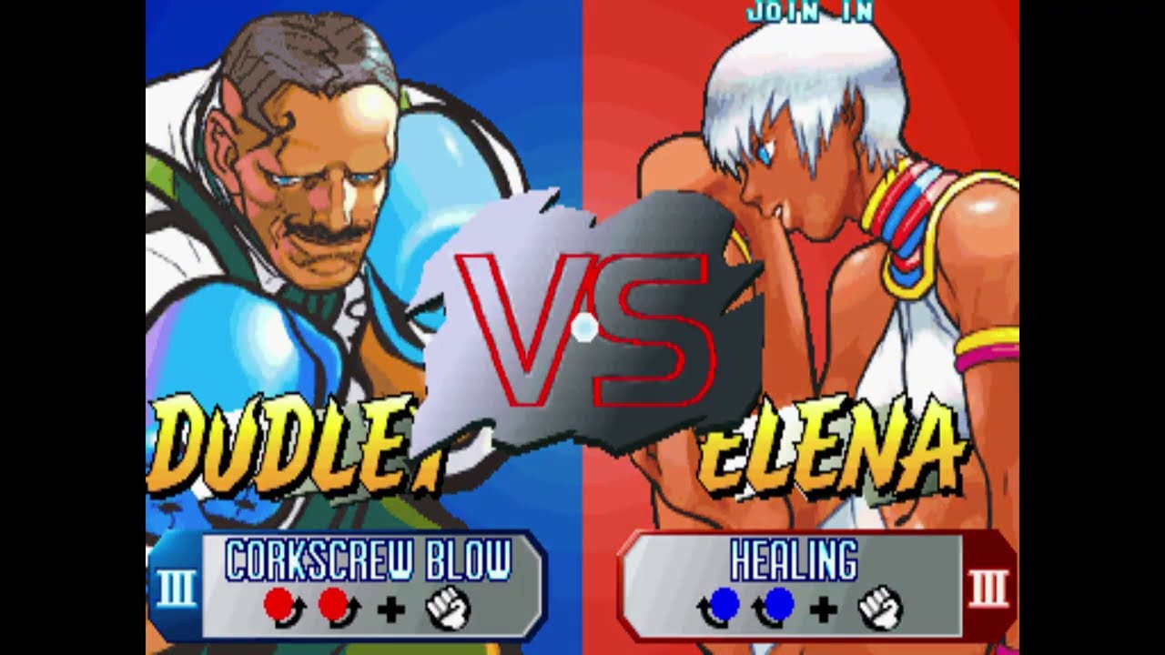 5th   DUDLEY   VS   ELENA   501 107p   MAME  Street Fighter III 2nd Impact  Giant Attack 30 11 2019